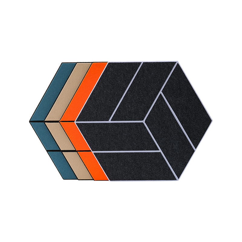 কাস্টমাইজযোগ্য খাঁজযুক্ত পলিয়েস্টার ফাইবার শব্দ-শোষণকারী প্যানেল