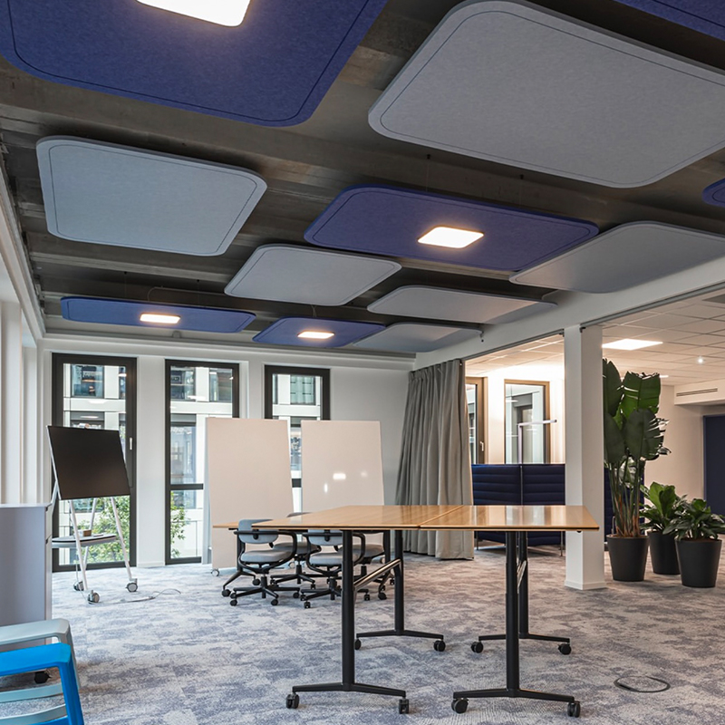 আধুনিক ডিজাইন অ্যাকোস্টিক প্যানেল ব্যাফেলস শব্দ-শোষণকারী এবং পরিবেশ-বান্ধব পলিয়েস্টার ফাইবার বোর্ড স্ট্রিপ আকৃতি জিম ব্যবহারের জন্য আধুনিক ডিজাইন অ্যাকোস্টিক প্যানেল ব্যাফেলস শব্দ-শোষণকারী এবং পরিবেশ-বান্ধব পলিয়েস্টার ফাইবার বোর্ড স্ট্রিপ আকৃতি জিম ব্যবহারের জন্য