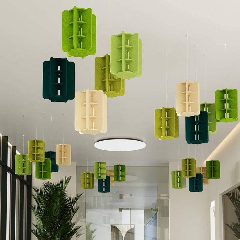 আধুনিক ডিজাইন অ্যাকোস্টিক প্যানেল ব্যাফেলস শব্দ-শোষণকারী এবং পরিবেশ-বান্ধব পলিয়েস্টার ফাইবার বোর্ড স্ট্রিপ আকৃতি জিম ব্যবহারের জন্য আধুনিক ডিজাইন অ্যাকোস্টিক প্যানেল ব্যাফেলস শব্দ-শোষণকারী এবং পরিবেশ-বান্ধব পলিয়েস্টার ফাইবার বোর্ড স্ট্রিপ আকৃতি জিম ব্যবহারের জন্য