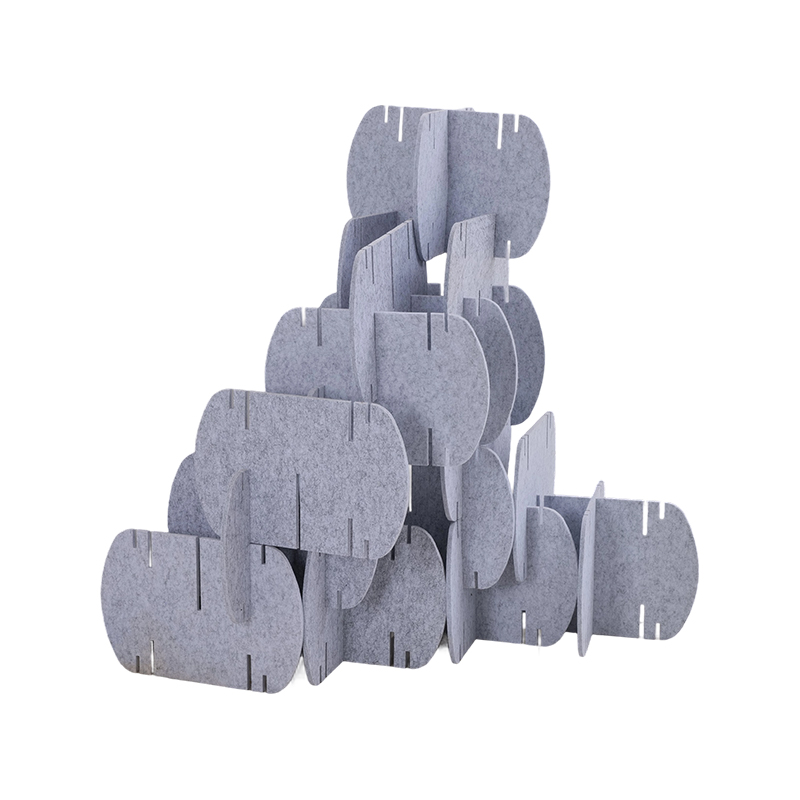 অফিস পার্টিশন রুম ডিভাইডার ফ্যাব্রিক মোড়ানো বাণিজ্যিক ইন্টেরিয়র ডিজাইনের জন্য পরিবেশ বান্ধব অ্যাকোস্টিক প্যানেল