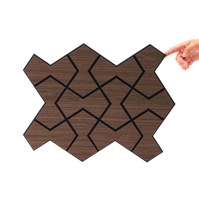 অভ্যন্তরীণ প্রাচীর এবং সিলিং সজ্জার জন্য স্পেসনিক অ্যাকোস্টিক কাঠের ব্যহ্যাবরণ স্ল্যাট ওয়াল প্যানেল