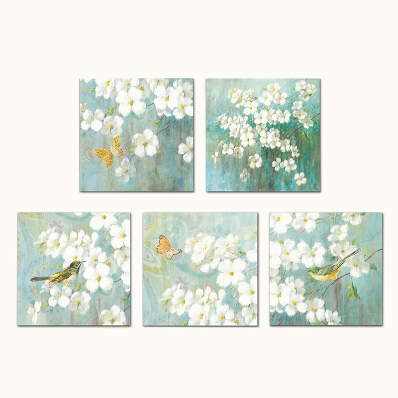 আধুনিক স্টাইল হিট ট্রান্সফার অ্যাকোস্টিক প্যানেল মুরাল - এইচডি, সাউন্ড-শোষণকারী, বেডরুম/লিভিং রুমের জন্য