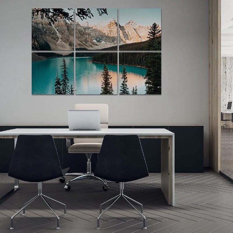 মুদ্রণযোগ্য তাপ স্থানান্তর মুরাল প্যানেল - স্ব-আঠালো, শব্দরোধী, অডিটোরিয়াম/স্কুলের জন্য উপযুক্ত