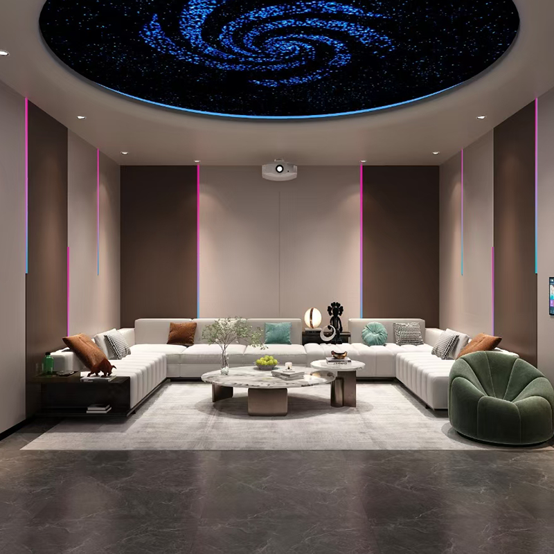 কাস্টমাইজেবল হোম থিয়েটার - লিভিং রুম/বেডরুমের জন্য আধুনিক, শব্দ-শোষণকারী, কারখানা সরাসরি