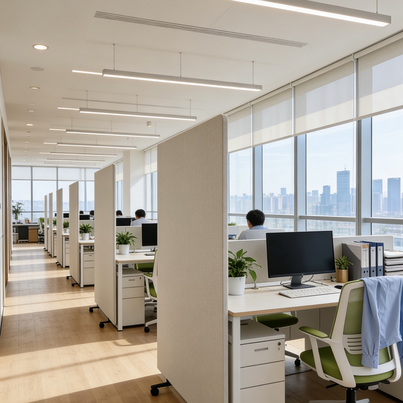 কাস্টমাইজযোগ্য মাপ 1700×1200×28mm শব্দ শোষণকারী স্ক্রীন, অ্যাকোস্টিক ফ্লোর ডিভাইডার